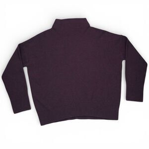 The Reset R Label Wool Cashmere Blend Sweater Plum Purple Size M